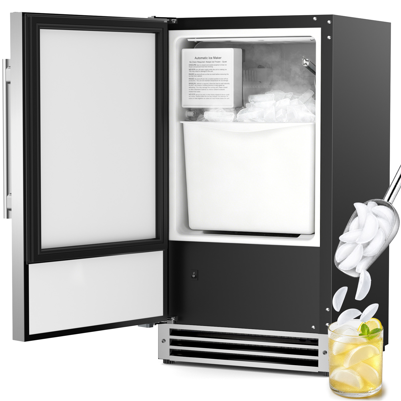Home Office Or - Under Counter Ice Maker, Crescent Ice