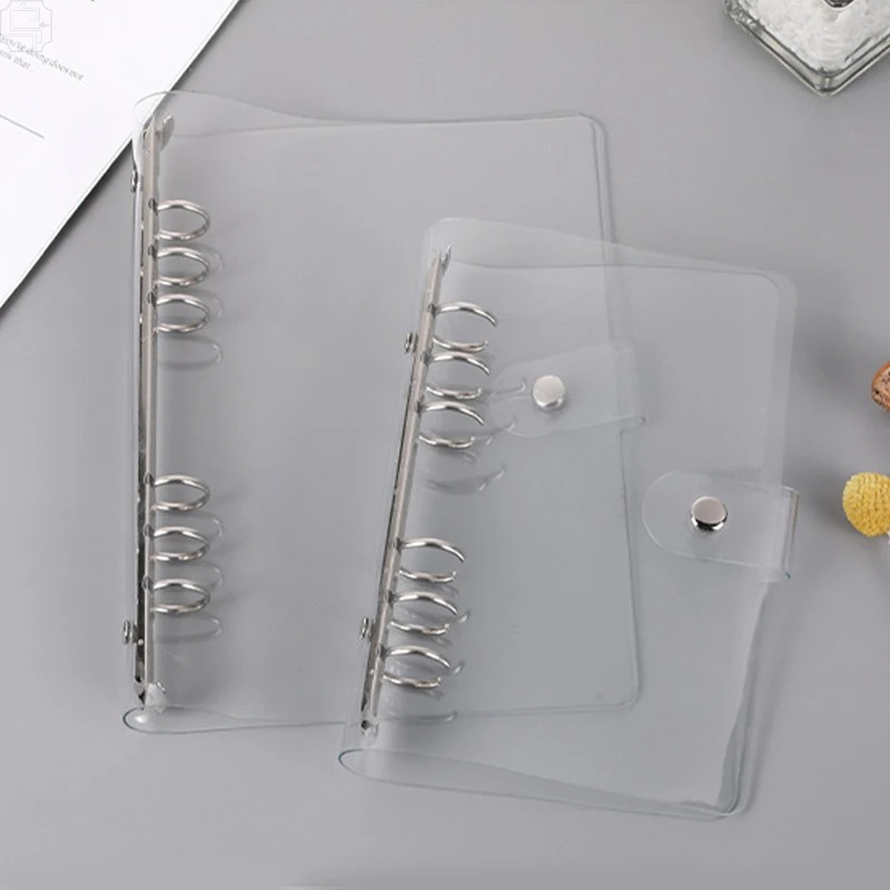 Document Scanner Portable - Glitter Transparent Plastic Ring Binder A5