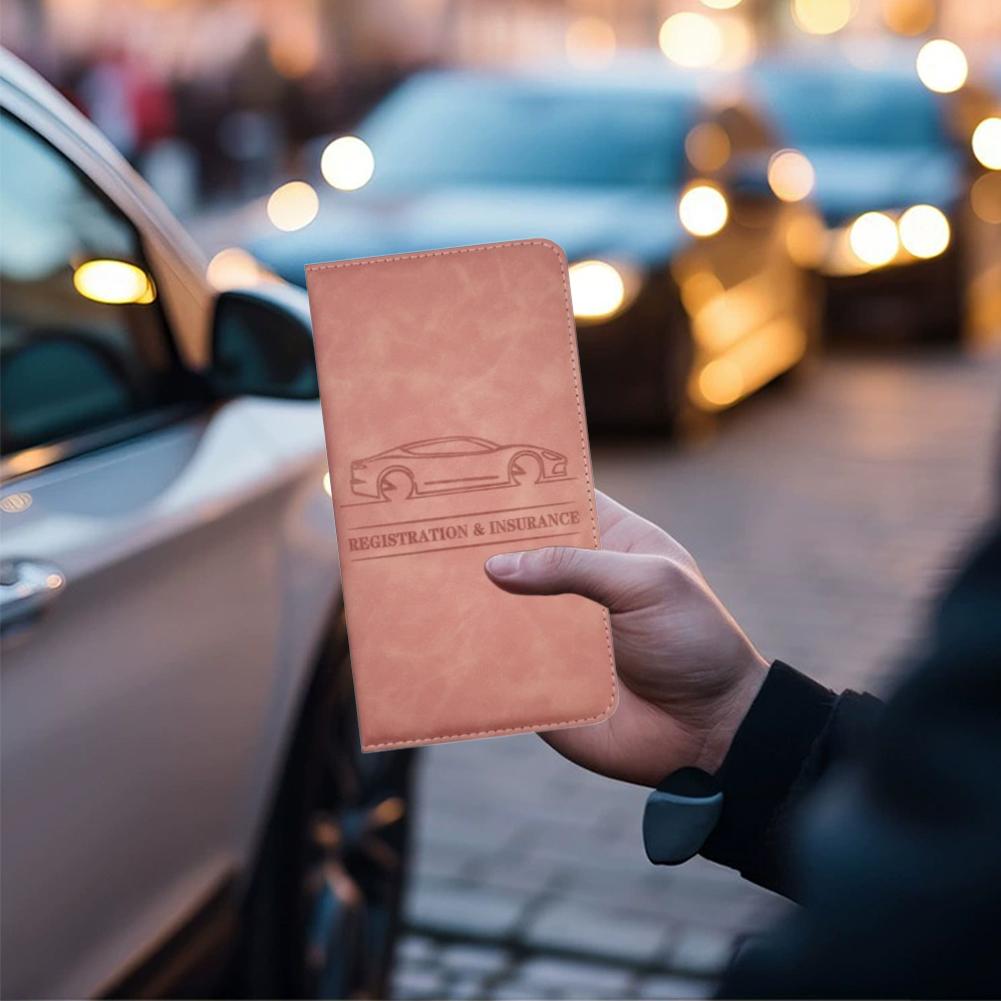 PU Leather Car Registration In - đánh giá và giá Document Holder Stand
