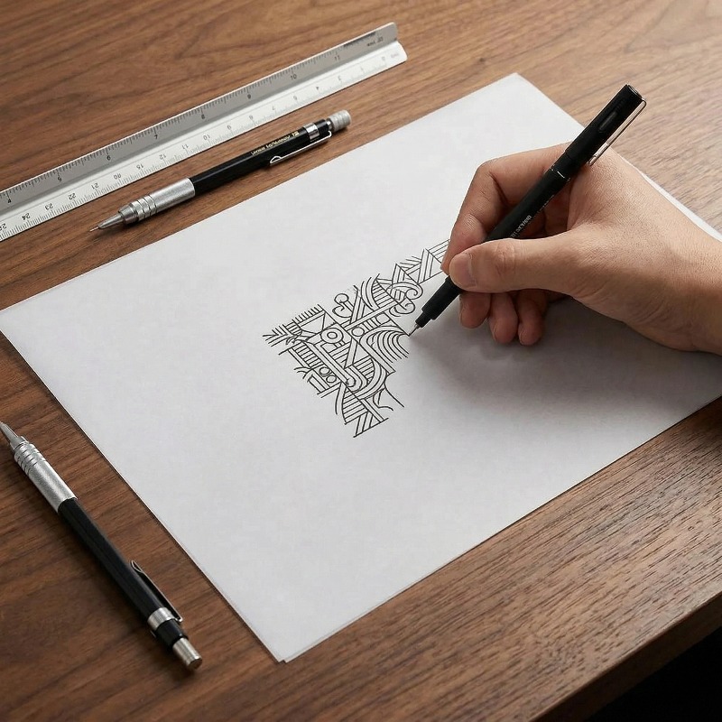 A4 Calligraphy Tracing Paper 1 - đánh giá và giá Home Office Layout