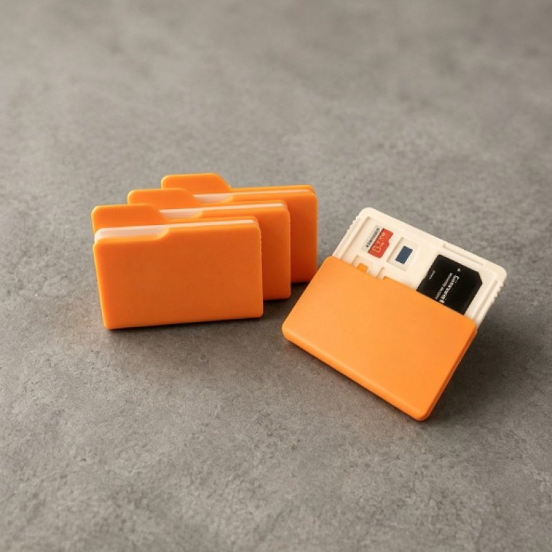 Orange Plastic SD/TF Card Stor - đánh giá và giá Document Scanner Portable