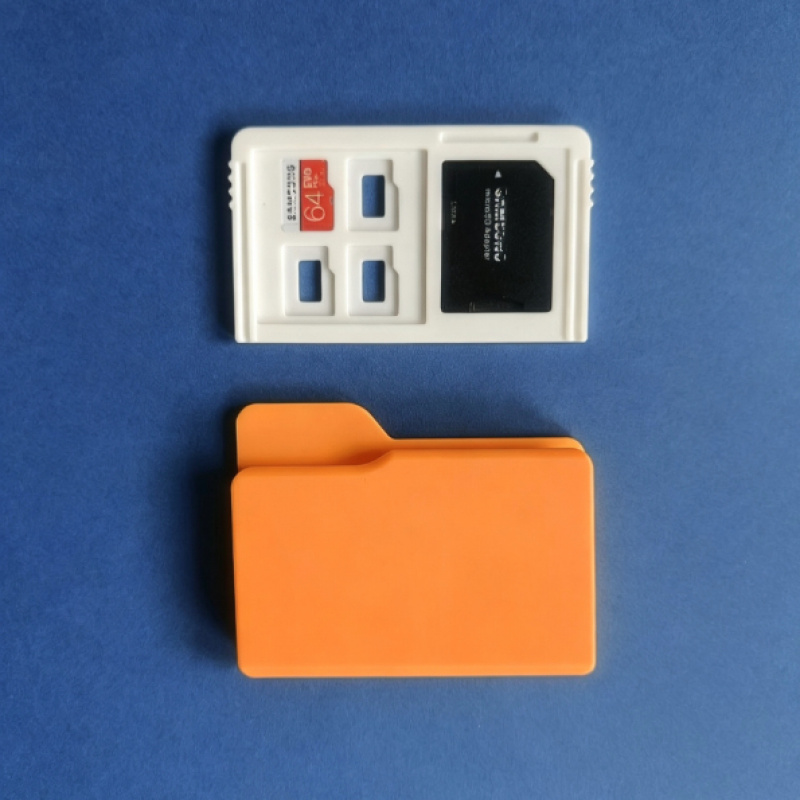 Orange Plastic SD/TF Card Stor - đánh giá và giá Document Scanner Portable