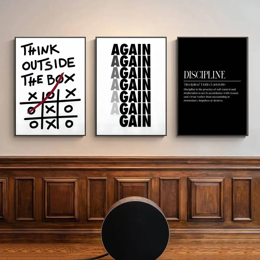 Black White Inspirational Text - đánh giá và giá Home Office Room Inspiration
