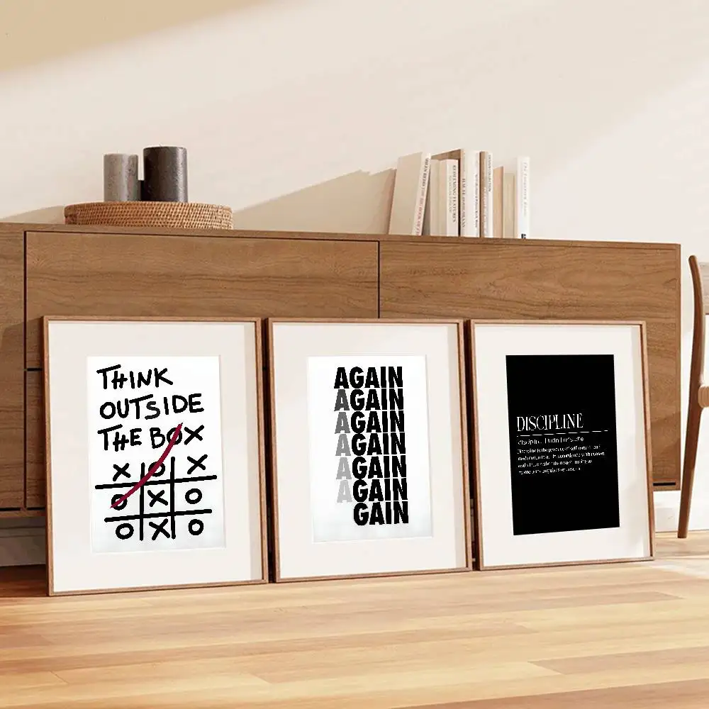 Black White Inspirational Text - đánh giá và giá Home Office Room Inspiration