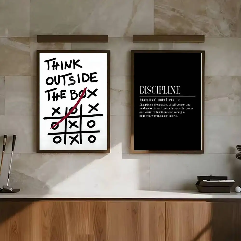 Black White Inspirational Text - đánh giá và giá Home Office Room Inspiration