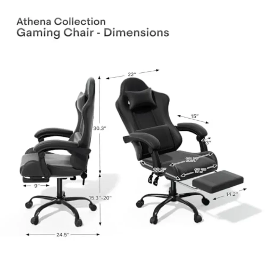 Ergonomic Gaming Chair with Fo - đánh giá và giá Ergonomic Office Chair