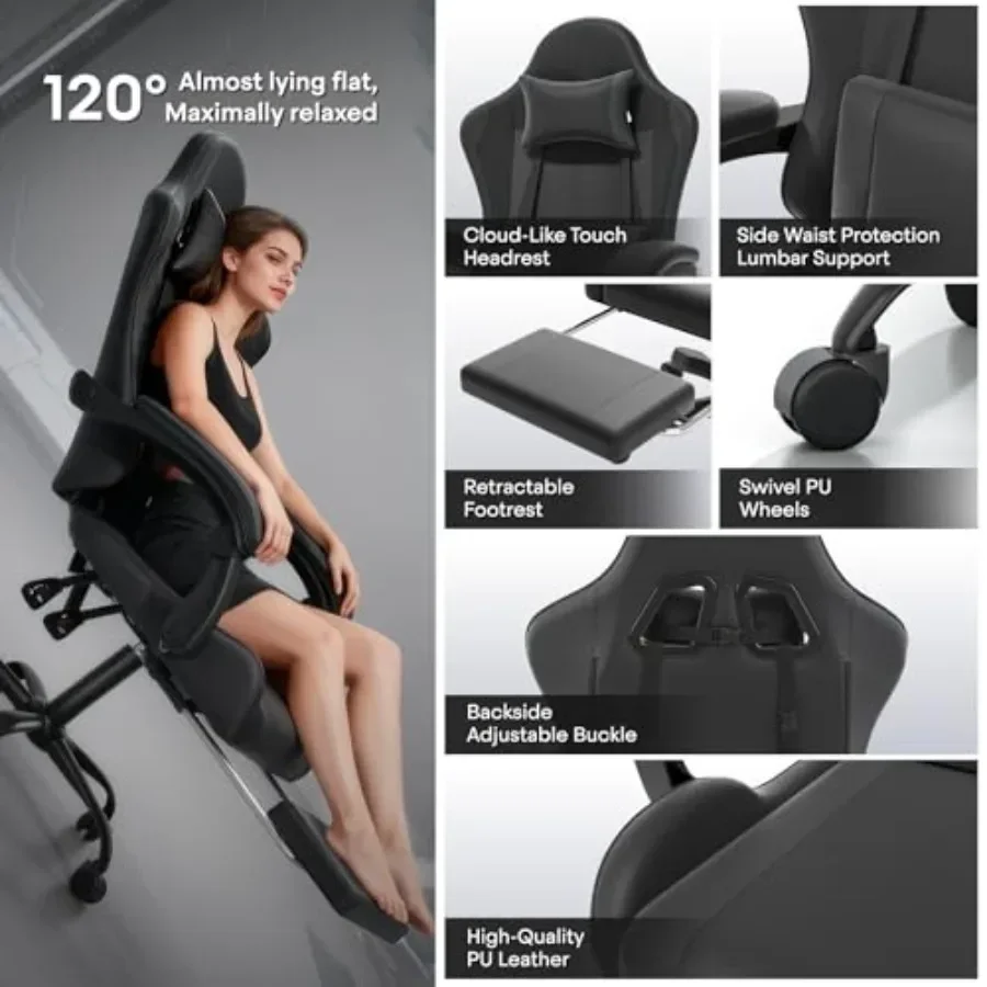 Ergonomic Gaming Chair with Fo - đánh giá và giá Ergonomic Office Chair