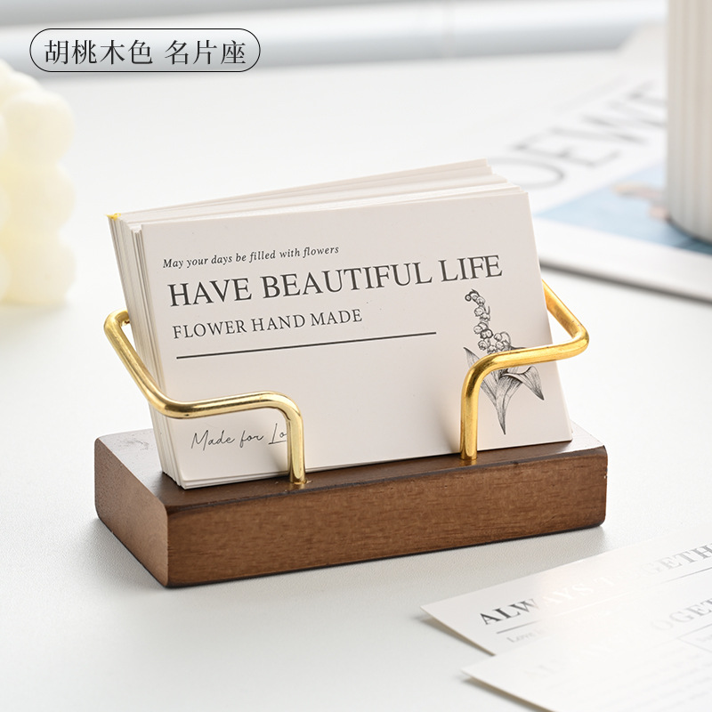 Wooden Business Card Holder Me - đánh giá và giá Document Holder Stand