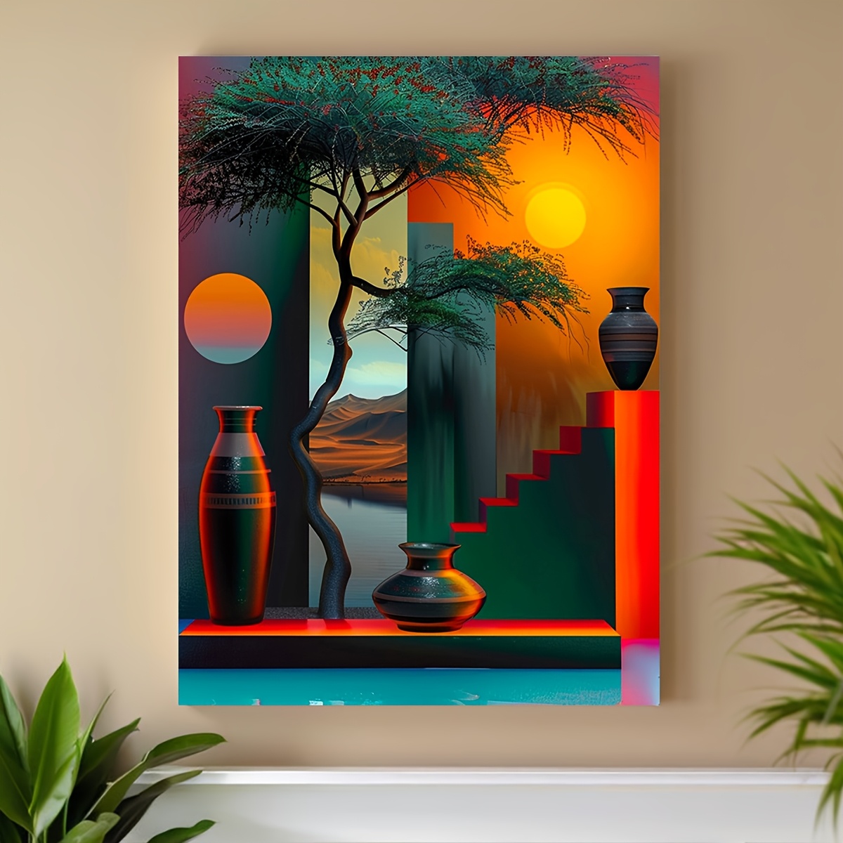 2D Flat, 1pc Canvas Art| Abstr - đánh giá và giá Home Office Room Inspiration