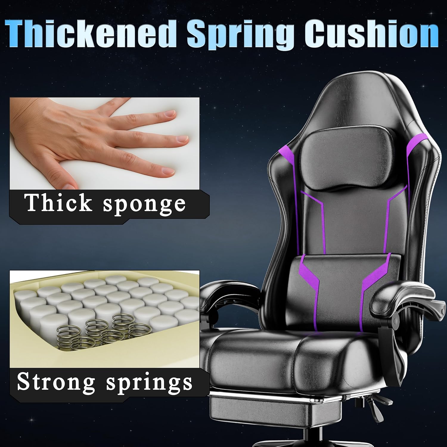 Ergonomic Gaming Chair with Po - đánh giá và giá Ergonomic Office Chair