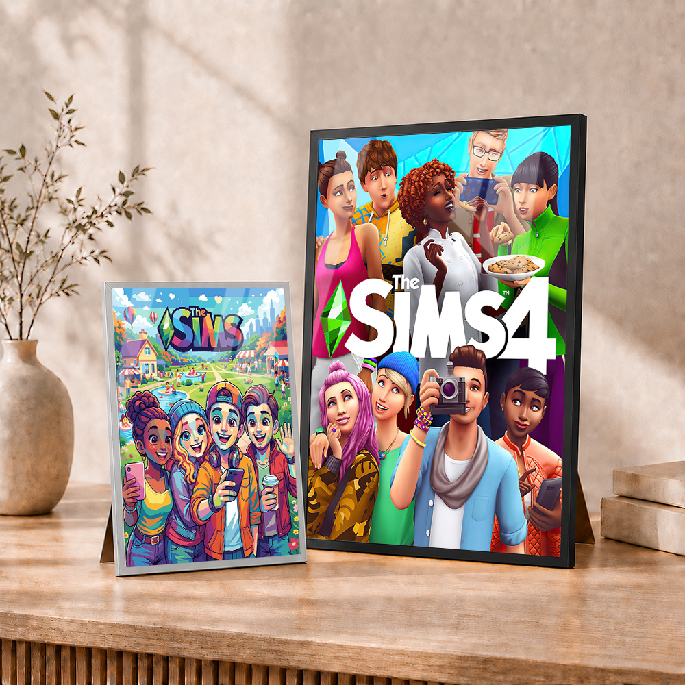 The Sims Metal Posters With Al - đánh giá và giá Home Office Room Inspiration