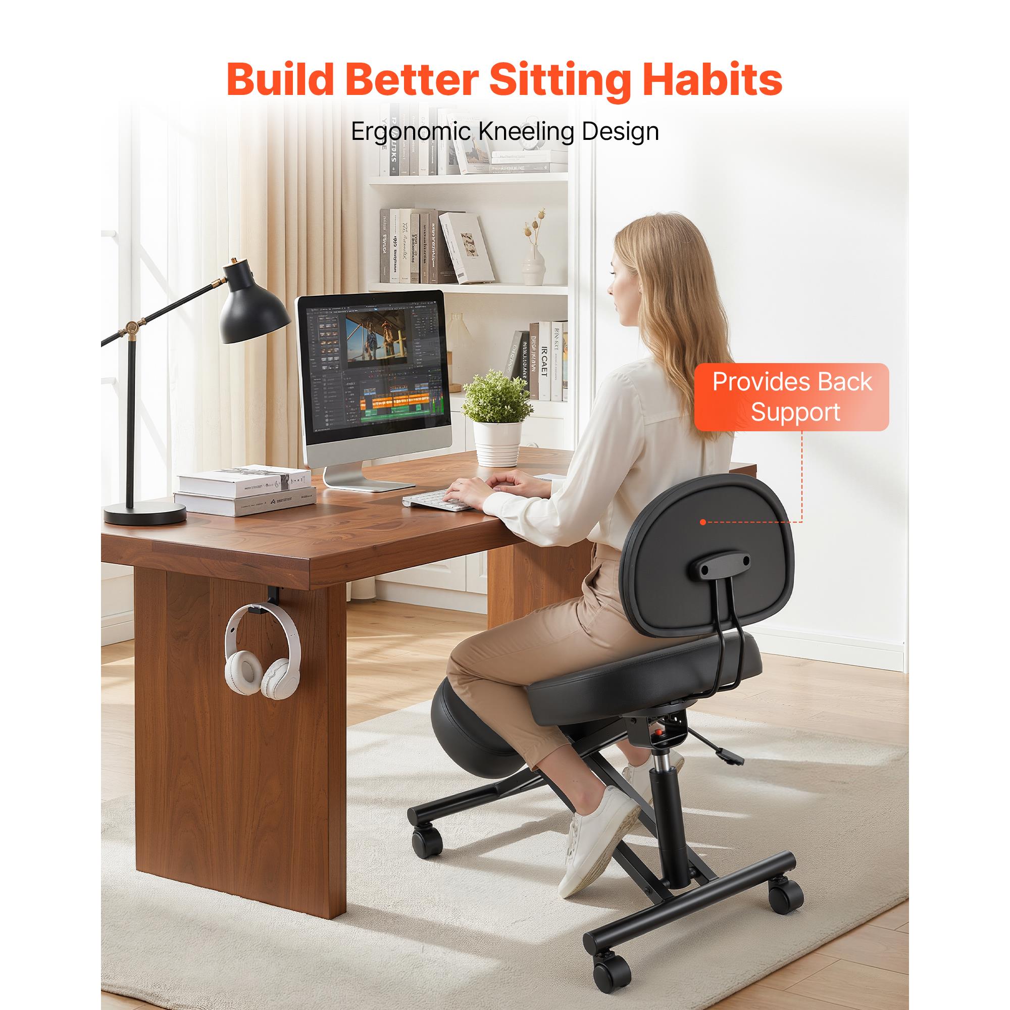 Ergonomic Kneeling Chair with  - đánh giá và giá Ergonomic Office Chair