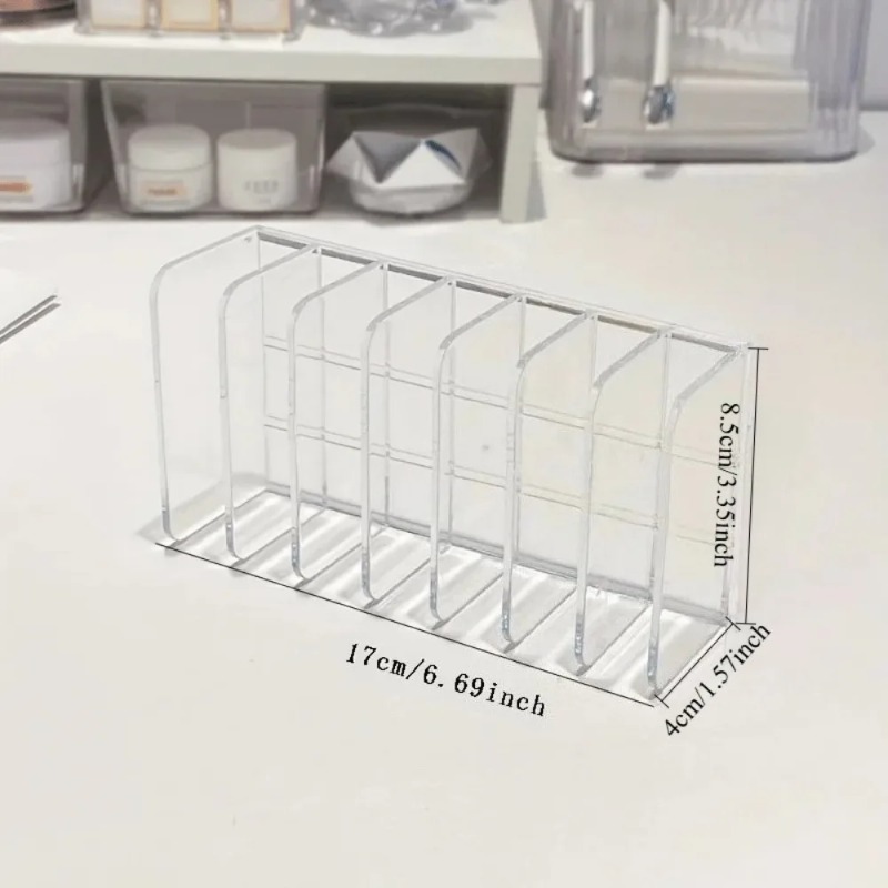 7-Slot Transparent Plastic Cos - đánh giá và giá Home Office Work Table