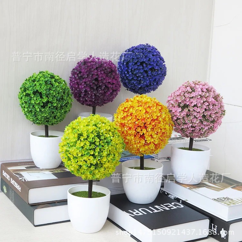 Artificial Small Tree Potted P - đánh giá và giá Home Office Layout
