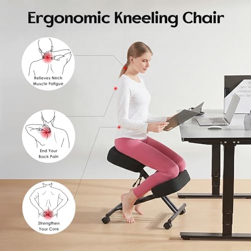 Kneeling Chair Linen Ergonomic - đánh giá và giá Ergonomic Office Chair